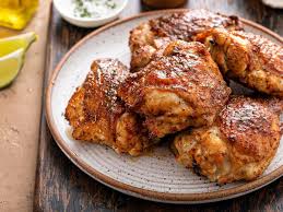 cuisse de poulet désossée / Marinade huile d olives et épices cajun ( la pièce)