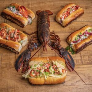 Lobster Roll (sandwich au Homard) des îles Glénan