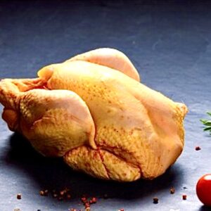 POULET FERMIER CRU ( en prêt a cuire chez vous avec ou sans épices au choix )  Label rouge env 1,2 kg (4 pers)